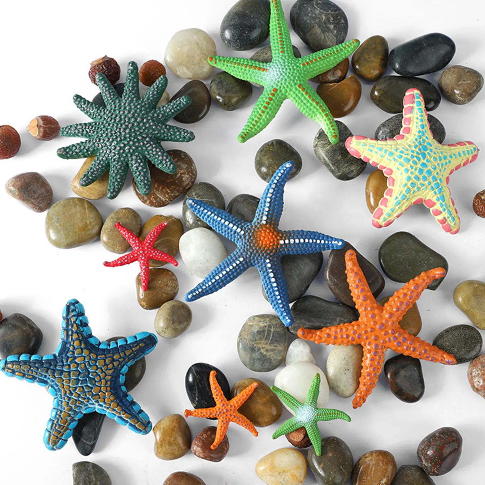 8pcs Artificial Realistic Starfish Decor Toys Colorful Sea Animal Set Swimming Pool Diving Beach Underwater Starfish Pool Toy
8pcs Artificial Realistic Starfish Decor Toys Colorful Sea Animal Set Swimming Pool Diving Beach Underwater Starfish Pool Toy