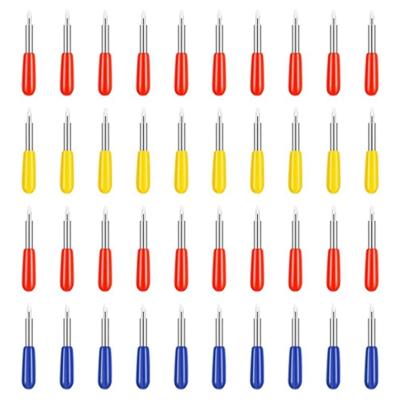 40 Pcs Replacement Blades For Cricut Explore Air 2 Vinyl Cutting Machines Accessories, For Cricut Maker Cutter Machines
40 Pcs Replacement Blades For Cricut Explore Air 2 Vinyl Cutting Machines Accessories, For Cricut Maker Cutter Machines