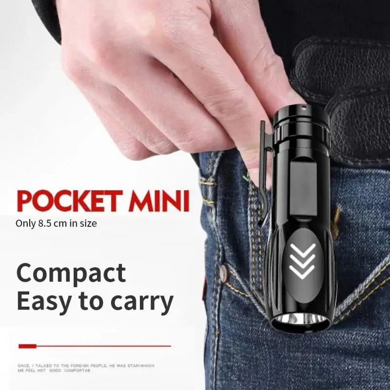 Outdoor LED Flashlight Portable 3modes Torch Aluminum Alloy USB Charging Multi-function Home Waterproof Camping Fishing Lamp
Outdoor LED Flashlight Portable 3modes Torch Aluminum Alloy USB Charging Multi-function Home Waterproof Camping Fishing Lamp