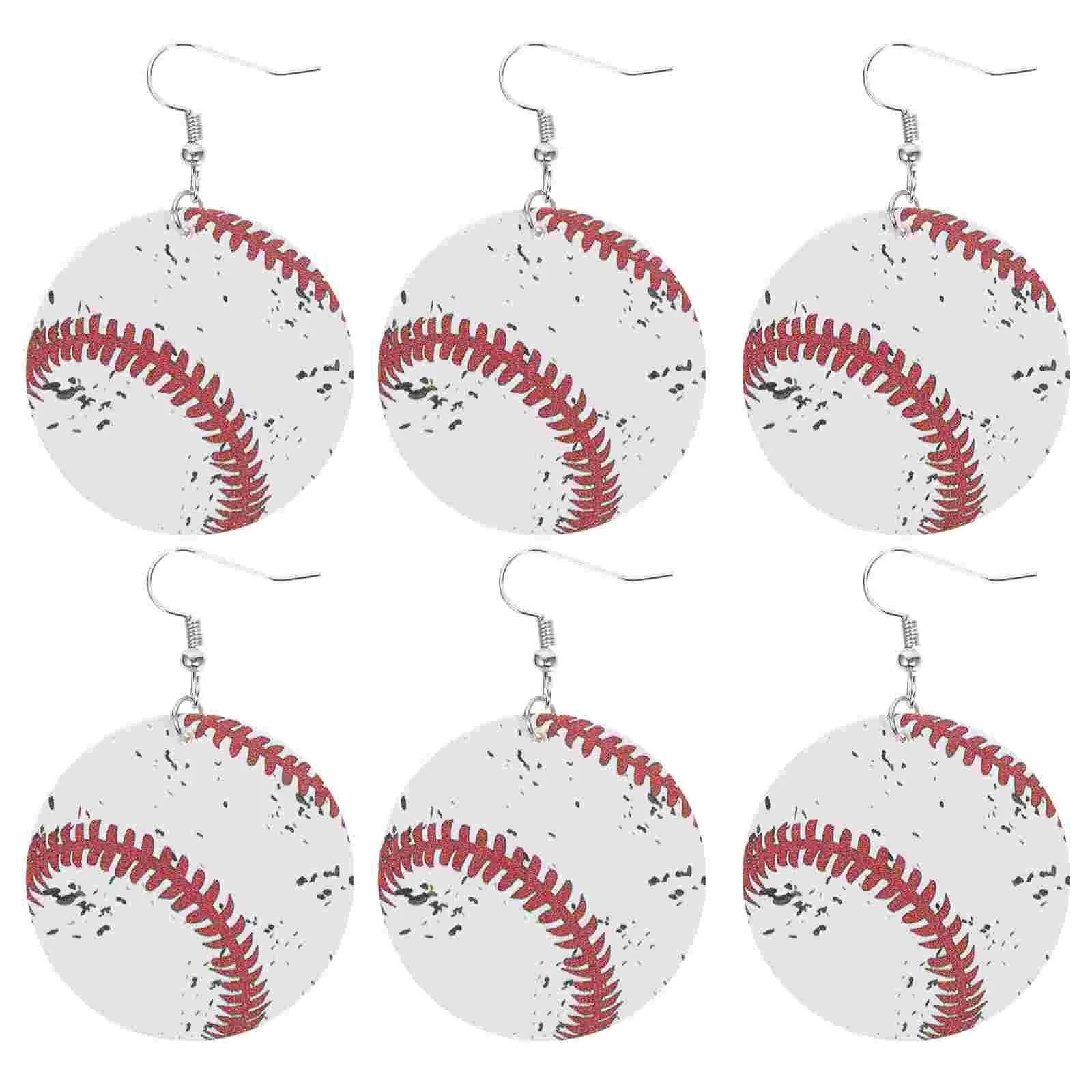 3 Pairs Vintage Earrings Women Sports Baseball Couple Ornaments Jewelries Statement Basketball Dangle Football
3 Pairs Vintage Earrings Women Sports Baseball Couple Ornaments Jewelries Statement Basketball Dangle Football