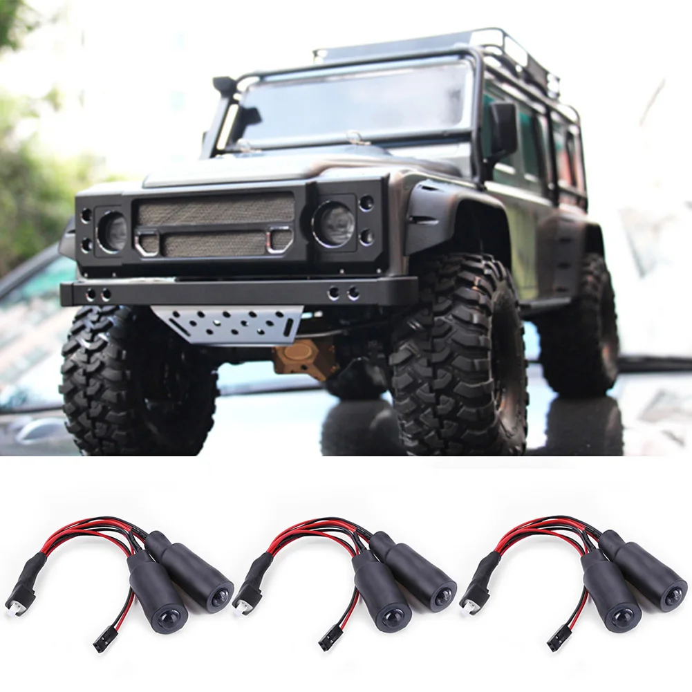 

Car Modified Headlight Spare Parts Gadgets for Traxxas RC Crawler Car Toys Vehicle Front Lamp Instrument Tool