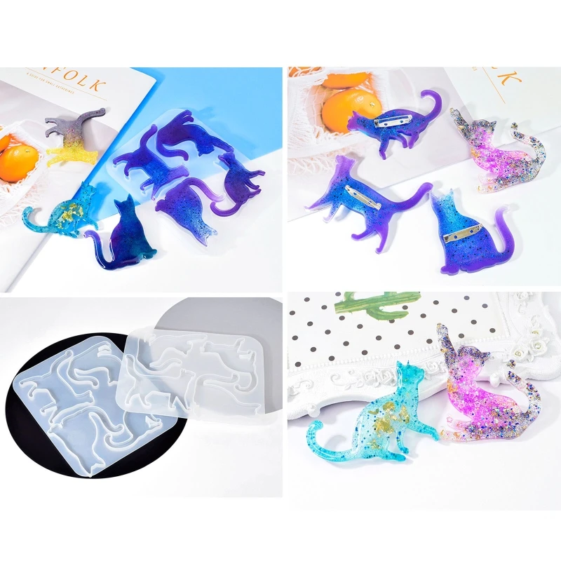 3D Cartoon Silicone Brooch Mold Epoxy Resin Craft Making Accessory for DIY Pendant Jewelry Keychain Tool Crafts Supplies
3D Cartoon Silicone Brooch Mold Epoxy Resin Craft Making Accessory for DIY Pendant Jewelry Keychain Tool Crafts Supplies