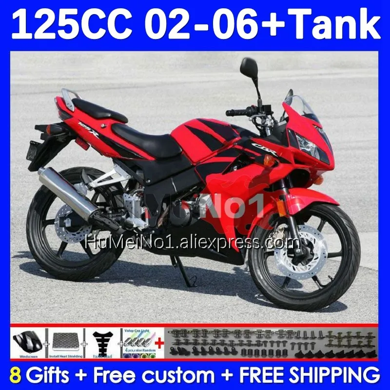 +Tank For HONDA CBR125R CBR-125R 02 03 2004 2005 2006 124No.57 CBR125RR CBR 125CC 125R 2002 2003 04 05 06 Fairings red glossy
+Tank For HONDA CBR125R CBR-125R 02 03 2004 2005 2006 124No.57 CBR125RR CBR 125CC 125R 2002 2003 04 05 06 Fairings red glossy
