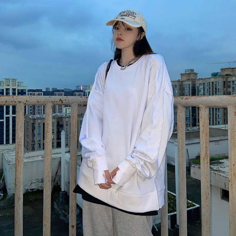 Sweater Round Neck Long-sleeved Warm Loose Women Korean Women Casual Loose Long-sleeved Sweater Pullover Winter Clothes Women
Sweater Round Neck Long-sleeved Warm Loose Women Korean Women Casual Loose Long-sleeved Sweater Pullover Winter Clothes Women