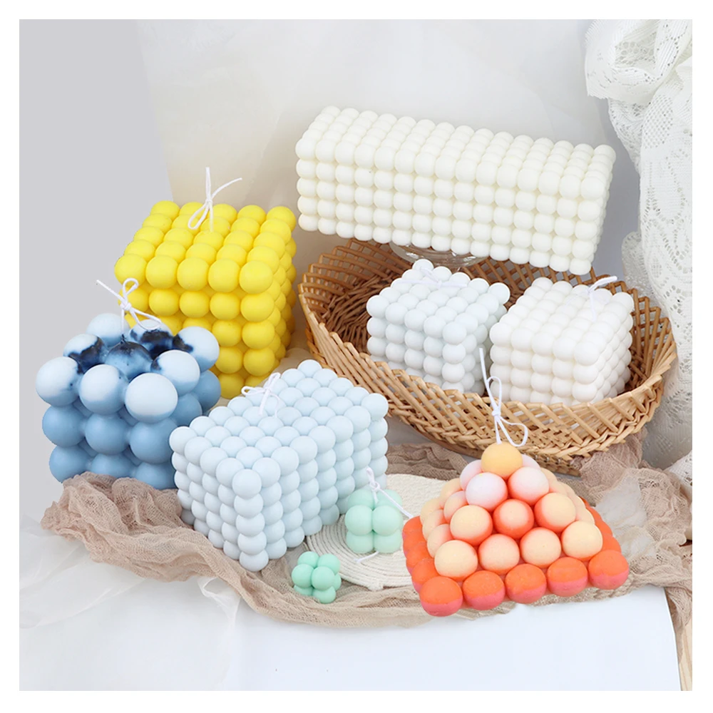3D Overlapping Bubble Magic Ball Candle Mold For Soy Wax Geometric Large Rubik's Cube Silicone Mould Handmade Soap Wedding Gift
3D Overlapping Bubble Magic Ball Candle Mold For Soy Wax Geometric Large Rubik's Cube Silicone Mould Handmade Soap Wedding Gift