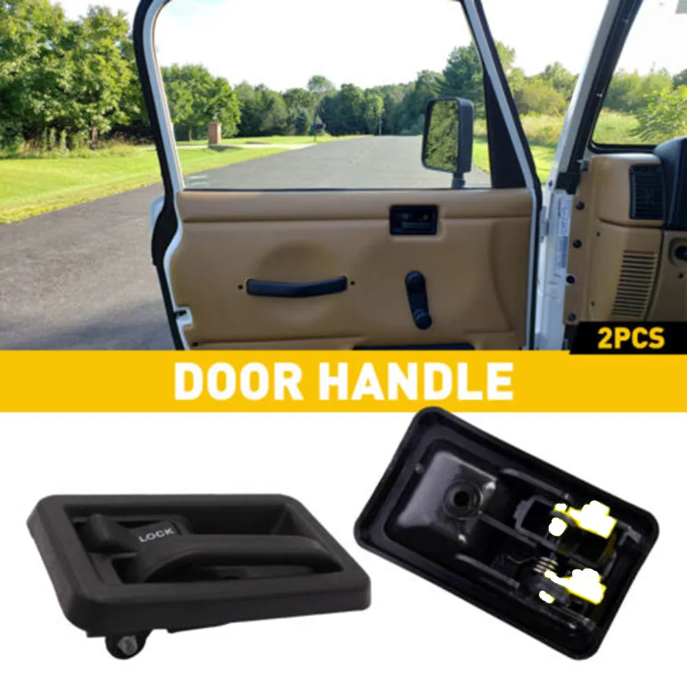 1 Pair Car LH&RH Inside Interior Door Handles For Jeep Wrangler YJ TJ 1987-2004 55176477AB 55176476AB NEW Door Handle
1 Pair Car LH&RH Inside Interior Door Handles For Jeep Wrangler YJ TJ 1987-2004 55176477AB 55176476AB NEW Door Handle