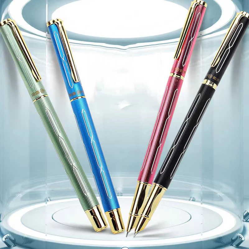 High Quality 4 Colour Fountain Pen Business Office Fountain Pen EF Nib 0.38mm Student School Stationery Supplies Ink Pens 
High Quality 4 Colour Fountain Pen Business Office Fountain Pen EF Nib 0.38mm Student School Stationery Supplies Ink Pens