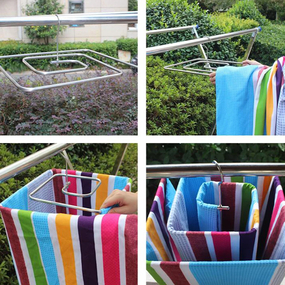 9.5mm Rotating Hanger Balcony Spiral Shaped Quilt Strong Bearing Rustfree Yard Blanket Stainless Steel Towels Home Drying Rack
9.5mm Rotating Hanger Balcony Spiral Shaped Quilt Strong Bearing Rustfree Yard Blanket Stainless Steel Towels Home Drying Rack