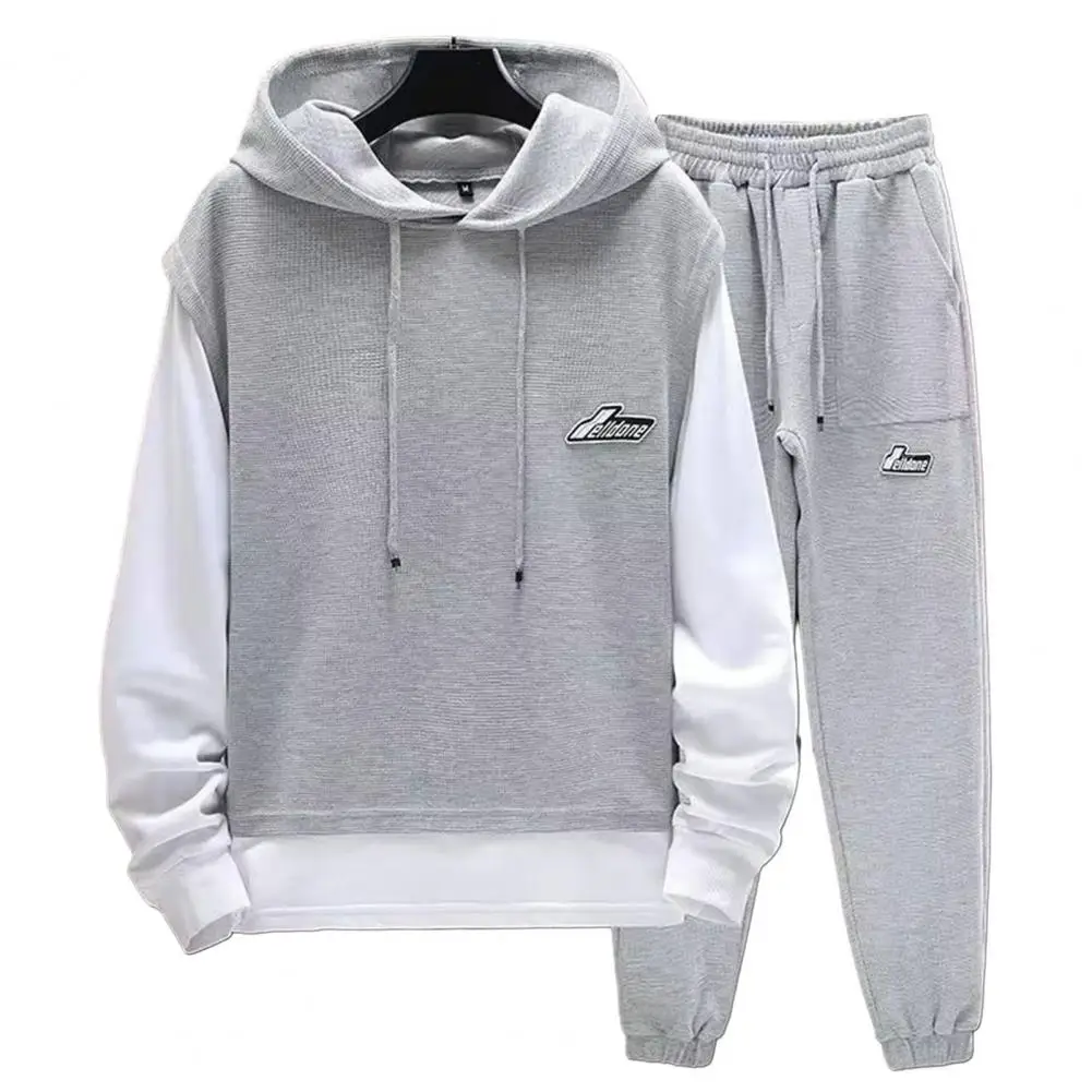 2Pcs/Set The top is hooded, casual and loose The polyester material is soft, breathable, and not stuffy.
2Pcs/Set The top is hooded, casual and loose The polyester material is soft, breathable, and not stuffy.