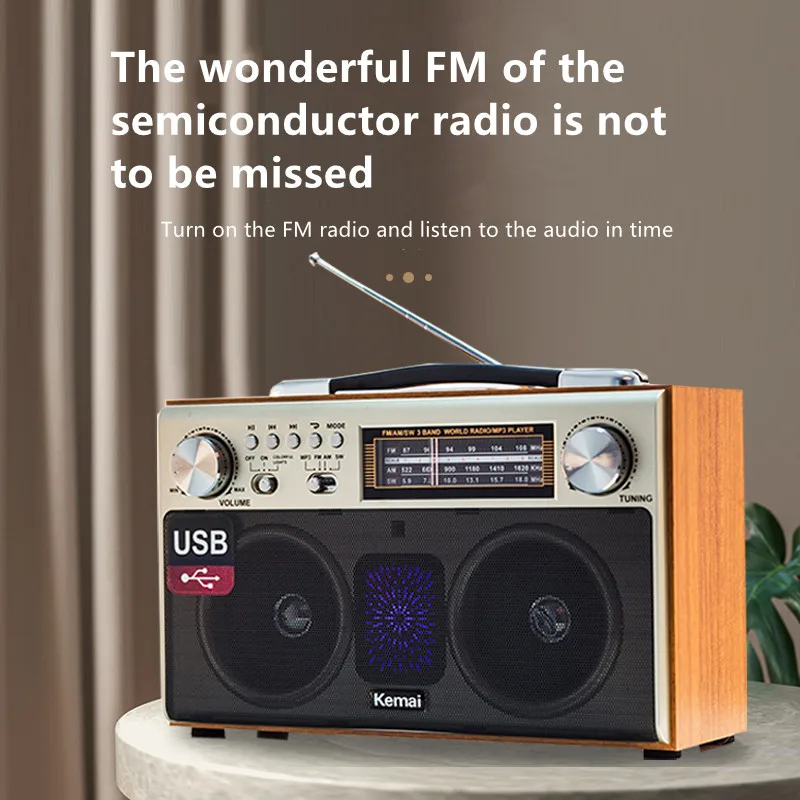 High quality portable wooden retro wireless bluetooth speaker home tri-frequency FM radio subwoofer mobile phone TF card USB aud
High quality portable wooden retro wireless bluetooth speaker home tri-frequency FM radio subwoofer mobile phone TF card USB aud