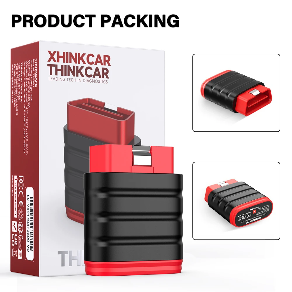 Диагностический Сканер Thinkcar Thinksafe OBD2 Bluetooth Для Полной Диагностики Автомобиля С 5 Функциями Сброса И Автоматичес...
Диагностический Сканер Thinkcar Thinksafe OBD2 Bluetooth Для Полной Диагностики Автомобиля С 5 Функциями Сброса И Автоматичес...