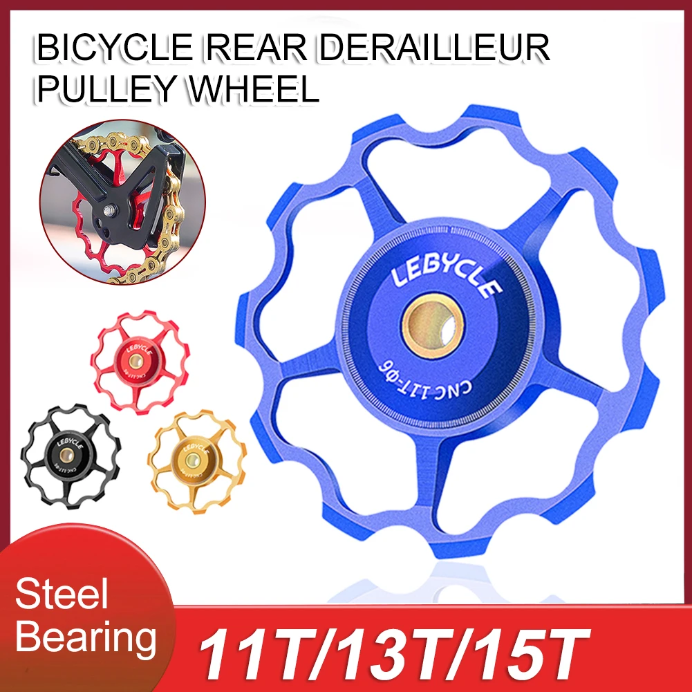 11T/13T/15T Bicycle Rear Derailleur Pulley Jockey Steel Bearing Bike Aluminum Alloy Guide Roller Mountain Road Bike Parts
11T/13T/15T Bicycle Rear Derailleur Pulley Jockey Steel Bearing Bike Aluminum Alloy Guide Roller Mountain Road Bike Parts