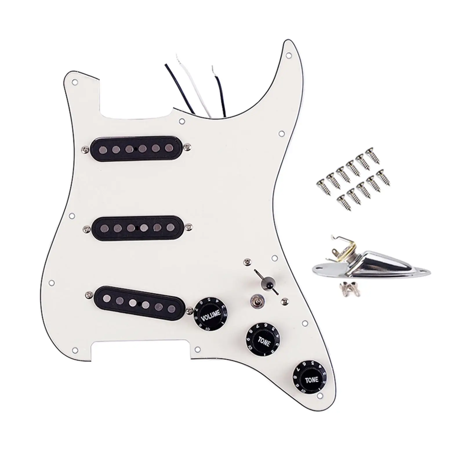 11-Hole Electric Guitar Loaded Prewired Pickguard SSS Scratch Plate 
11-Hole Electric Guitar Loaded Prewired Pickguard SSS Scratch Plate