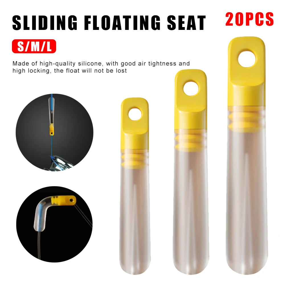 20pcs Fishing Float Rest Seat Gear Block Silicone Swivels Bobber Holder Stopper Fish Floats Seat Fishing Tackle Accessories
20pcs Fishing Float Rest Seat Gear Block Silicone Swivels Bobber Holder Stopper Fish Floats Seat Fishing Tackle Accessories