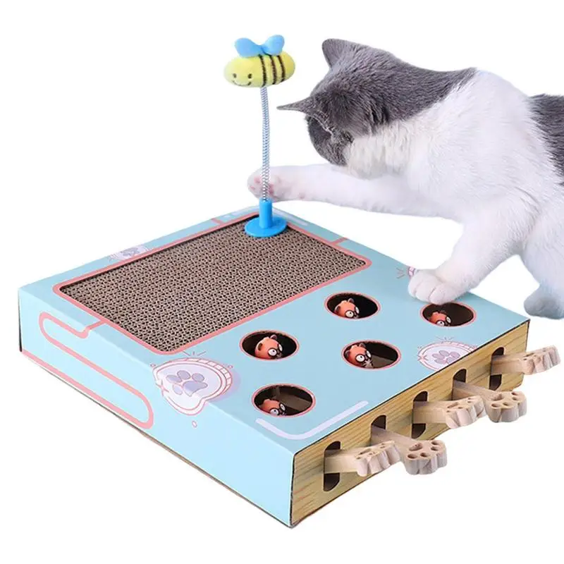 Cat Enrichment Toys For Indoor Cats 3 In 1 Cat Scratcher Cat Scratch Pad With Catch Mice Game And Funny Cat Stick Scratching Pad
Cat Enrichment Toys For Indoor Cats 3 In 1 Cat Scratcher Cat Scratch Pad With Catch Mice Game And Funny Cat Stick Scratching Pad