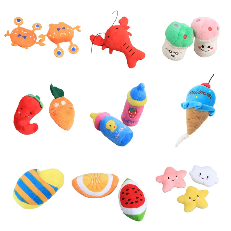 1pc Pet Cartoon Toys Stuffed Squeaking dog Toy Plush For Dogs Cat Chew Squeaky Toy Pet Interactive Supplies Pet Partner
1pc Pet Cartoon Toys Stuffed Squeaking dog Toy Plush For Dogs Cat Chew Squeaky Toy Pet Interactive Supplies Pet Partner