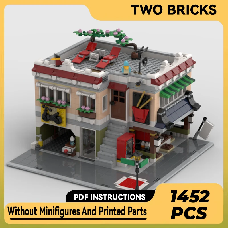 Конструктор Moc, модель уличного вида, лапша и велосипед, технический конструктор «сделай сам» в сборе, Детские праздничные подарки
Конструктор Moc, модель уличного вида, лапша и велосипед, технический конструктор «сделай сам» в сборе, Детские праздничные подарки