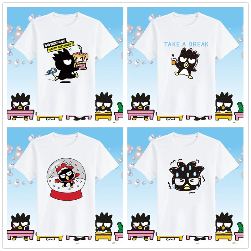 Sanrio Short-sleeved T-shirt Male and Female Students Loose Round Neck Short-sleeved Top Streetwear Women Top
Sanrio Short-sleeved T-shirt Male and Female Students Loose Round Neck Short-sleeved Top Streetwear Women Top