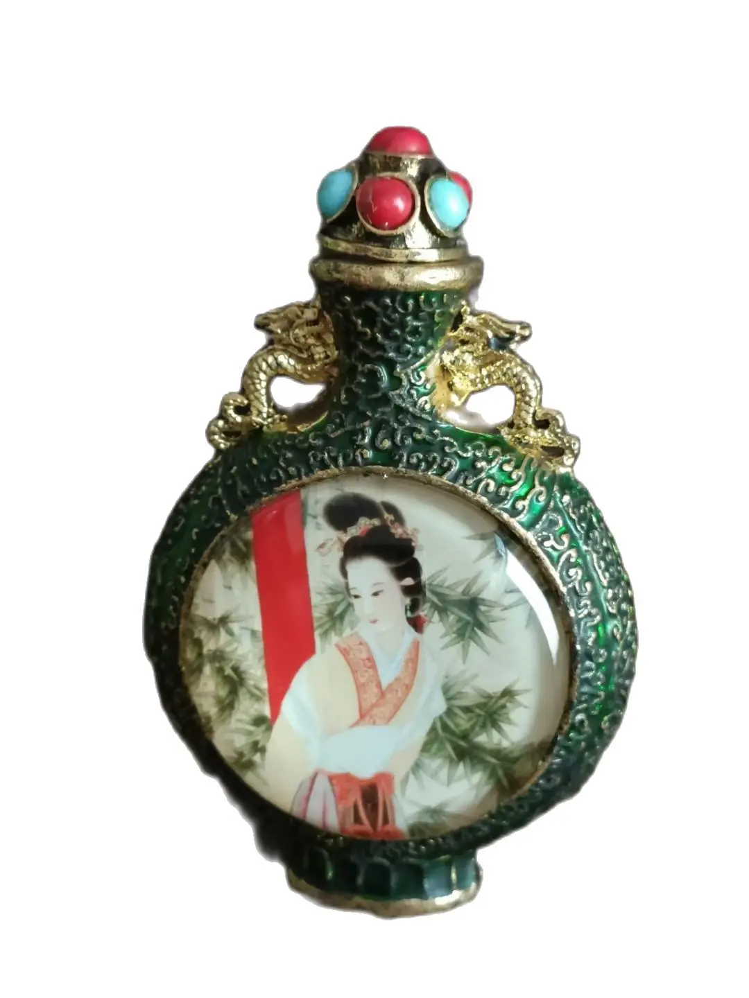 vintage antique chinese carved snuff bottle collection Inlaid Painted beautiful woman fine gift hobby collect
vintage antique chinese carved snuff bottle collection Inlaid Painted beautiful woman fine gift hobby collect