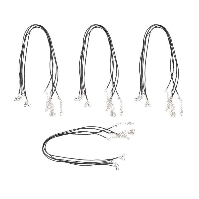 20Pcs Leather Cord Wax Rope Chain Wax Cord Necklace Pendant For DIY Handmade Lobster Clasp String Cord Jewelry Chains F19D
20Pcs Leather Cord Wax Rope Chain Wax Cord Necklace Pendant For DIY Handmade Lobster Clasp String Cord Jewelry Chains F19D
