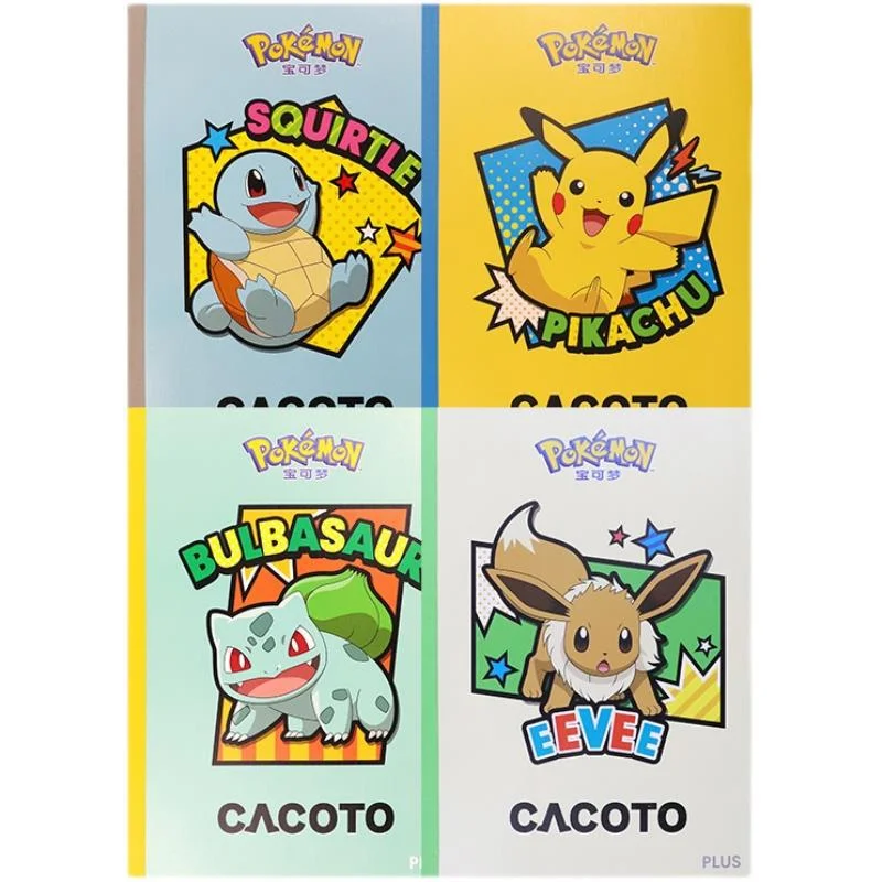 Notebook Diary Notepad Handbook Pokemon Squirtle Pikachu Bulbasaur Eevee B5 Book Students Can Take Notes or Take Office Notes
Notebook Diary Notepad Handbook Pokemon Squirtle Pikachu Bulbasaur Eevee B5 Book Students Can Take Notes or Take Office Notes