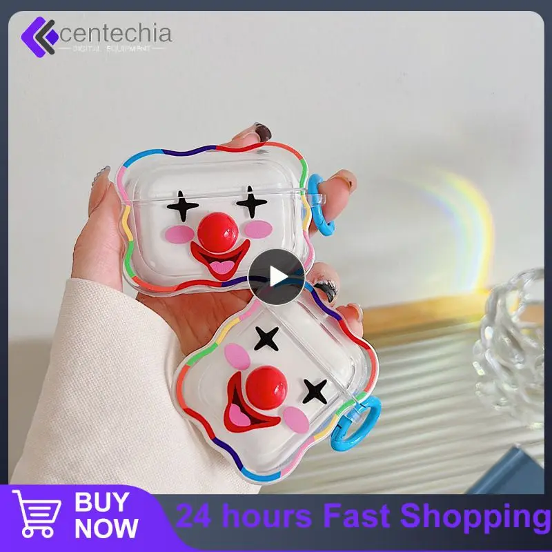 Headphone Accessories Suitable For Apple Earphone Case Suitable For Airpods3 Clown 3d Clown Earphone Set Silica Gel Cute Simple
Headphone Accessories Suitable For Apple Earphone Case Suitable For Airpods3 Clown 3d Clown Earphone Set Silica Gel Cute Simple