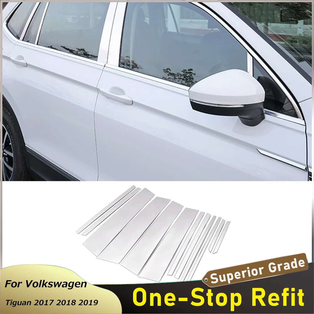 2017 2018 2019 For Volkswagen Tiguan Car Center Pillars Window Pillar Cover Trim Strips Auto Accessories 12Pcs/Set
2017 2018 2019 For Volkswagen Tiguan Car Center Pillars Window Pillar Cover Trim Strips Auto Accessories 12Pcs/Set