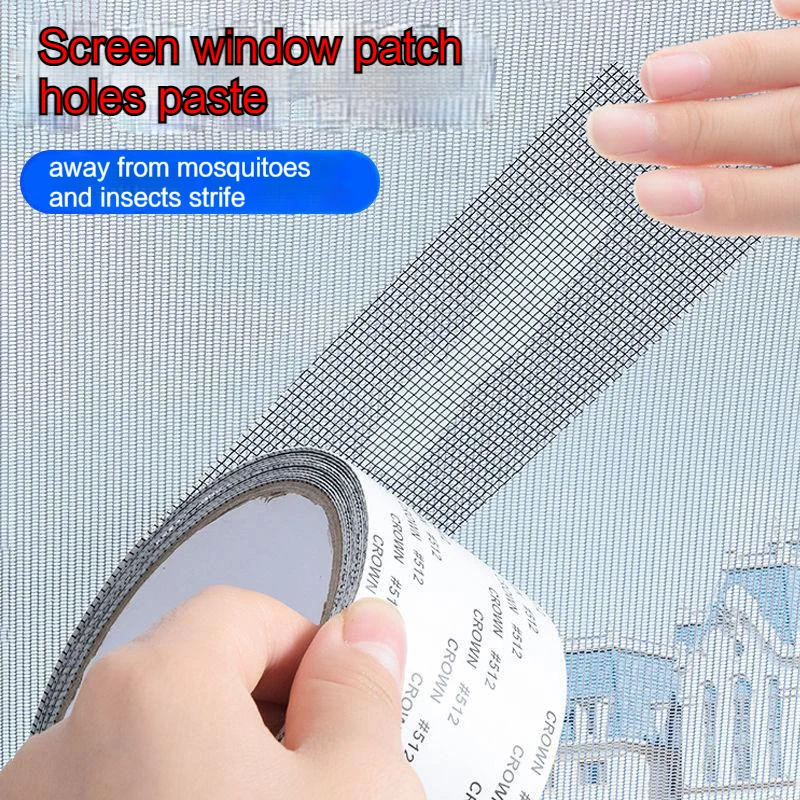 Window Screen Repair Tape Self Adhesive Mesh Tape Net Door Fix Patch Anti Insect Mosquito Mesh Broken Holes Repairing
Window Screen Repair Tape Self Adhesive Mesh Tape Net Door Fix Patch Anti Insect Mosquito Mesh Broken Holes Repairing