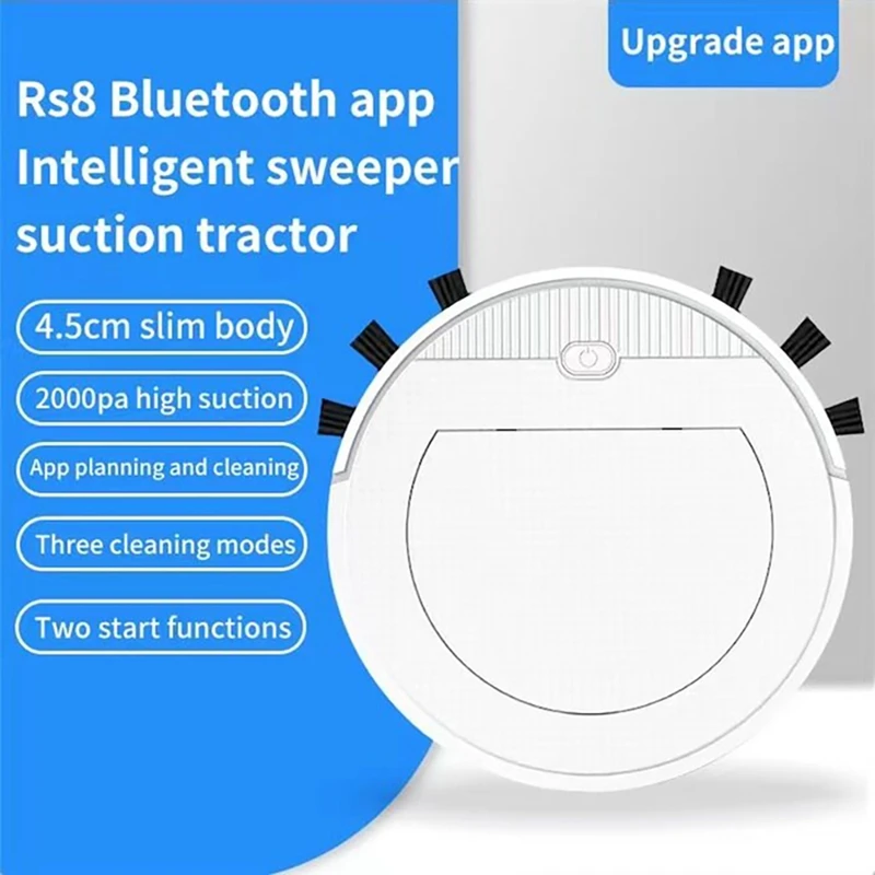 Robot Vacuum Cleaner Smart Ultra Thin Automatic Sweeping Suction Towing 3 In 1 APP Remote Control
Robot Vacuum Cleaner Smart Ultra Thin Automatic Sweeping Suction Towing 3 In 1 APP Remote Control