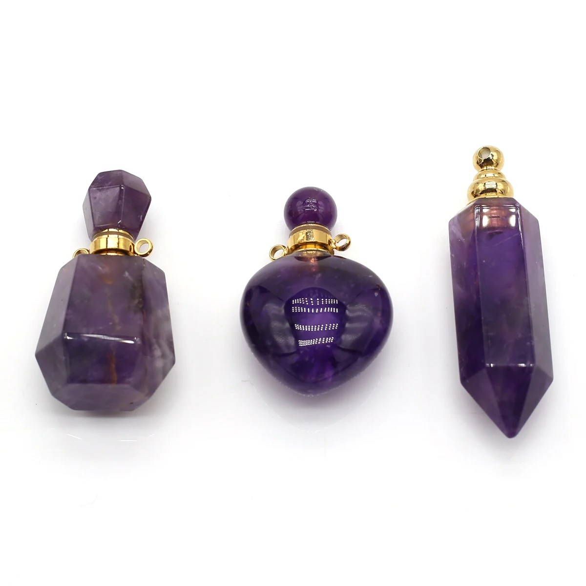 1pcs Natural Square Heart Shape Amethysts Stone Essential Oil Pendant Memorial Jewelry Perfume Jewellery Glaze Vial Necklace
1pcs Natural Square Heart Shape Amethysts Stone Essential Oil Pendant Memorial Jewelry Perfume Jewellery Glaze Vial Necklace