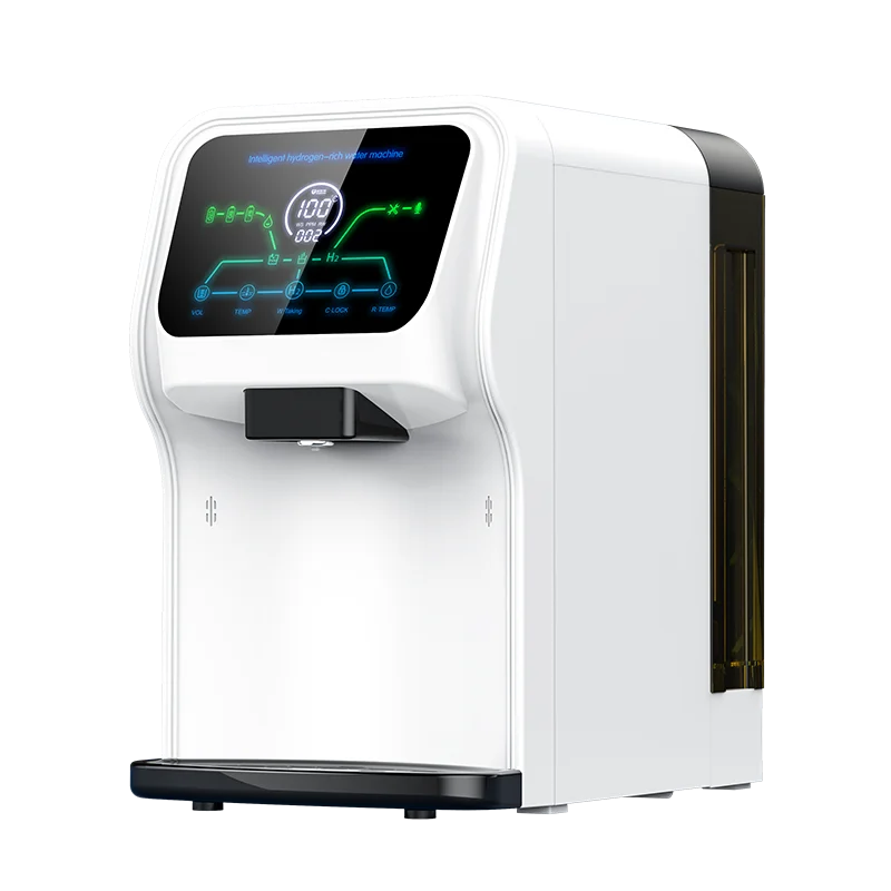 Countertop rich hydrogen water generator H2 water dispenser with RO filter purifiier
Countertop rich hydrogen water generator H2 water dispenser with RO filter purifiier