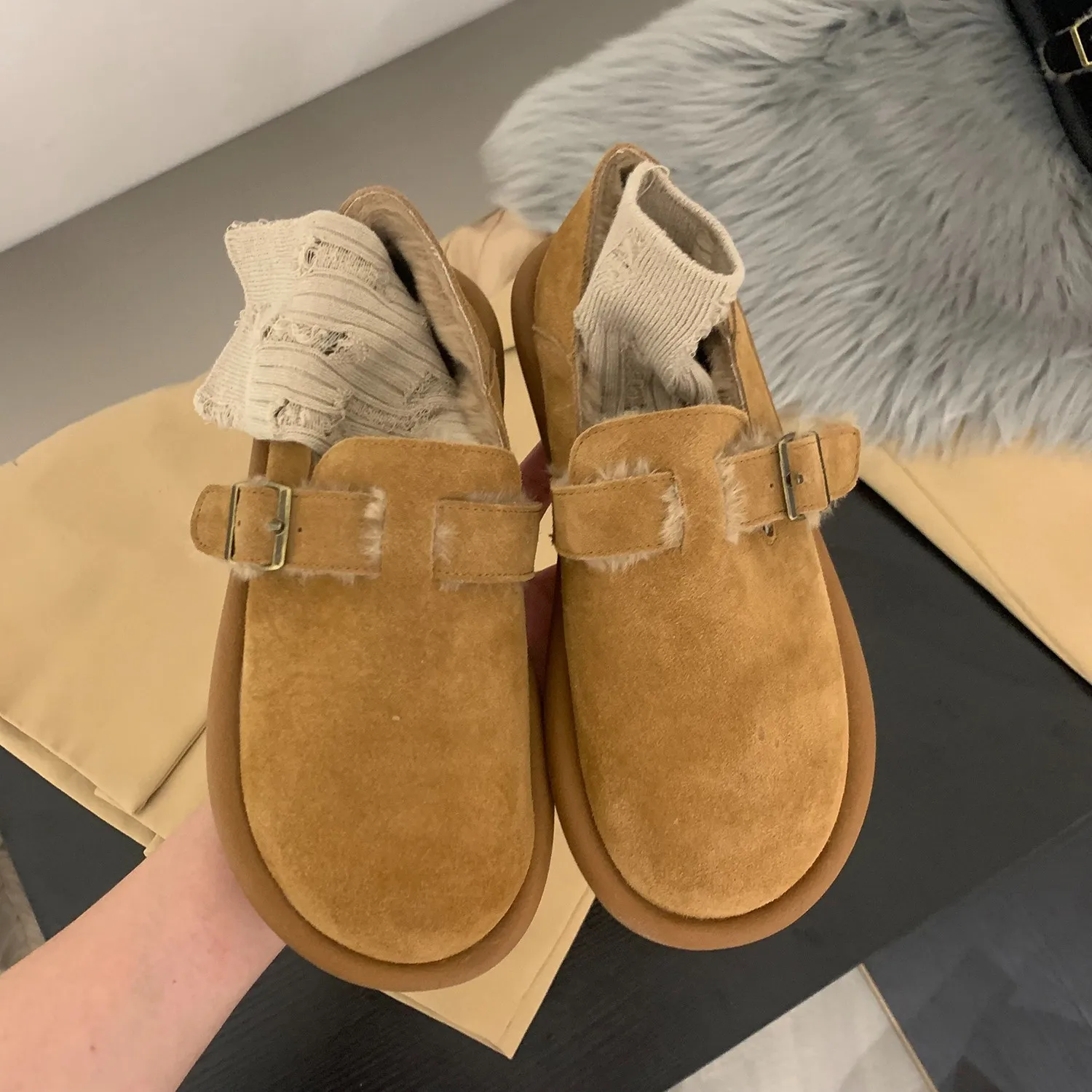 Shoes Woman Flats Clogs Platform Loafers With Fur Casual Female Sneakers Oxfords Autumn Round Toe Slip-on Dress Creepers Leather
Shoes Woman Flats Clogs Platform Loafers With Fur Casual Female Sneakers Oxfords Autumn Round Toe Slip-on Dress Creepers Leather