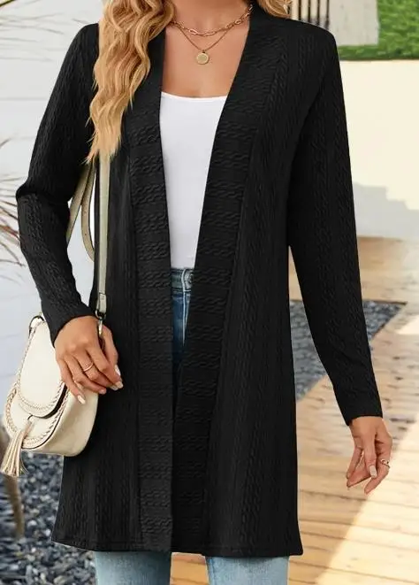 Temperament Autumn and Winter New Women's Sweater Solid Color Cardigan Long Sleeve Loose Knitted Coat Women Loose Cardigan Coat
Temperament Autumn and Winter New Women's Sweater Solid Color Cardigan Long Sleeve Loose Knitted Coat Women Loose Cardigan Coat