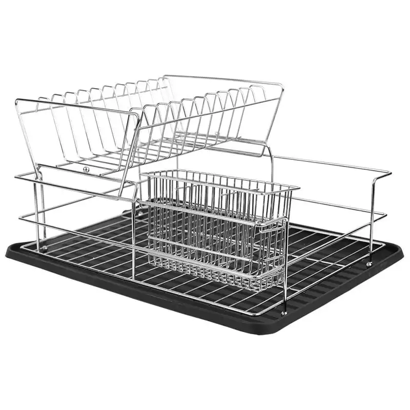 Kitchen Storage Gorgeous 2 Tier Black Kitchen Storage Dish Rack for Organizing & Displaying Dishes & Tableware
Kitchen Storage Gorgeous 2 Tier Black Kitchen Storage Dish Rack for Organizing & Displaying Dishes & Tableware