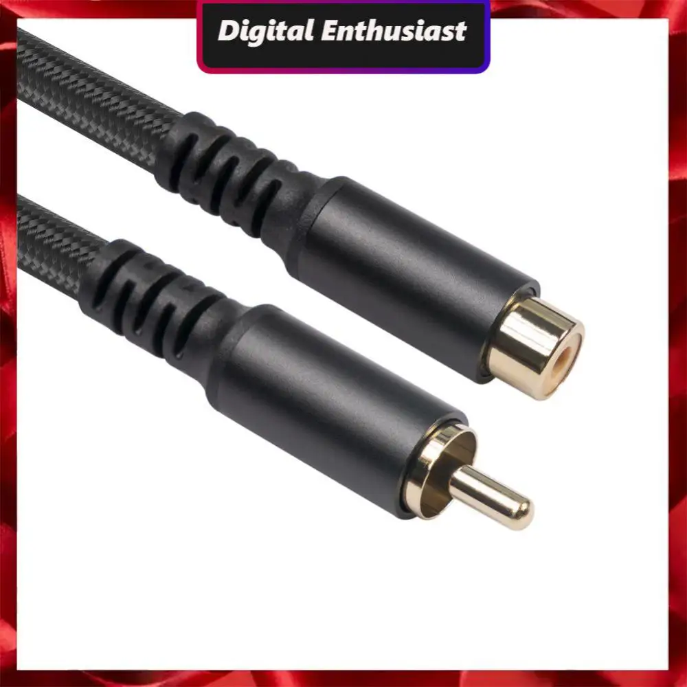 Anti-interference Male To Female Extension Cord Durable Pvc Protective Sleeve Audio Extension Cable Denoise Anti-oxidation Black
Anti-interference Male To Female Extension Cord Durable Pvc Protective Sleeve Audio Extension Cable Denoise Anti-oxidation Black