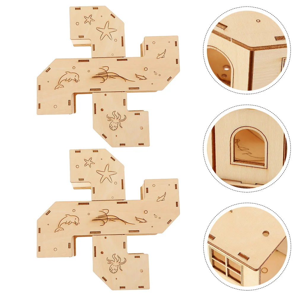 2pcs Toys Hamster Tunnel Maze Natural Hamster Pet Habitat House Hamster Exercising for Pet Pet Shop Home Hamster
2pcs Toys Hamster Tunnel Maze Natural Hamster Pet Habitat House Hamster Exercising for Pet Pet Shop Home Hamster