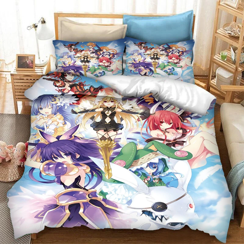 3D Printed DATE A LIVE Duvet Cover Pillowcase Anime Bedding Set Double Twin Full Queen King Bedclothes Quilt Cover Adult Kids
3D Printed DATE A LIVE Duvet Cover Pillowcase Anime Bedding Set Double Twin Full Queen King Bedclothes Quilt Cover Adult Kids