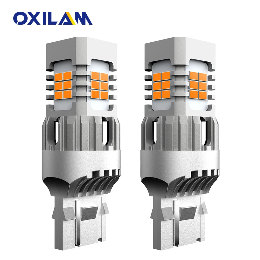 OXILAM 2pcs No Hyper Flash T20 W21W WY21W 7440 7440NA LED Turn Signal Light Bulbs Canbus Error Free Car Lamp Amber Super Bright
OXILAM 2pcs No Hyper Flash T20 W21W WY21W 7440 7440NA LED Turn Signal Light Bulbs Canbus Error Free Car Lamp Amber Super Bright
