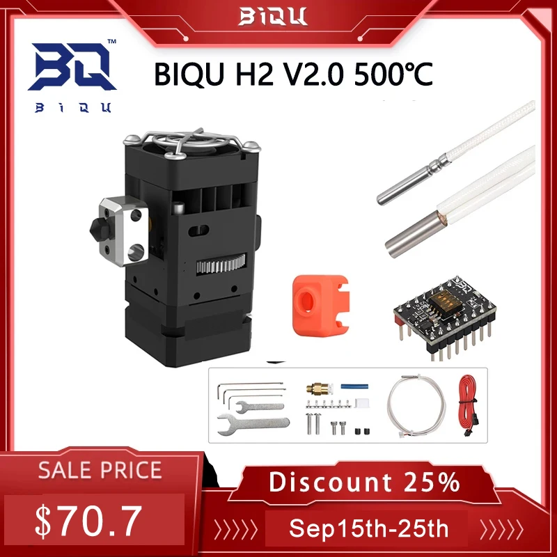 BIQU H2 500 ℃ прямой экструдер, высокотемпературный двухступенчатый титановый экструдер Dragon Hotend для принтера Ender 3 V2/B1, обновленная деталь
BIQU H2 500 ℃ прямой экструдер, высокотемпературный двухступенчатый титановый экструдер Dragon Hotend для принтера Ender 3 V2/B1, обновленная деталь