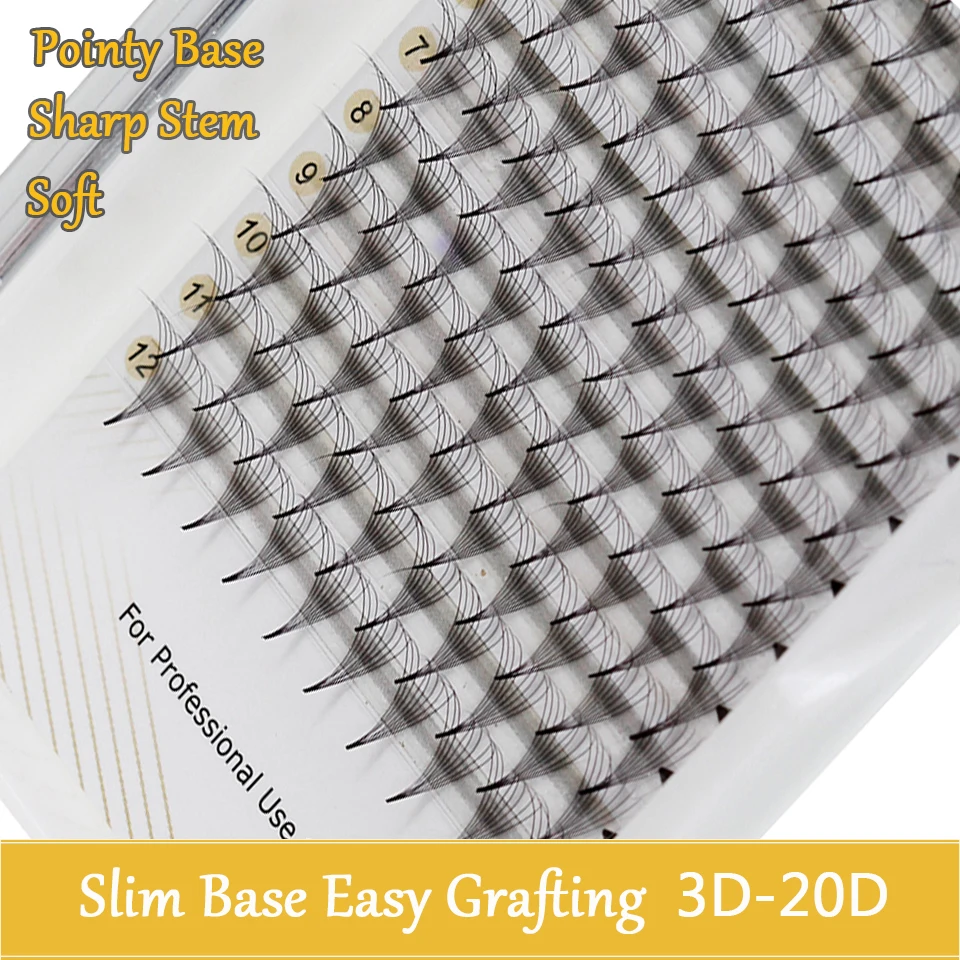 AGUUD premade russian volume lashes 3D/5D/6D/7D/8D/10D/12D/14D false eyelash extension needle pointy stem slim base premade fans 
AGUUD premade russian volume lashes 3D/5D/6D/7D/8D/10D/12D/14D false eyelash extension needle pointy stem slim base premade fans