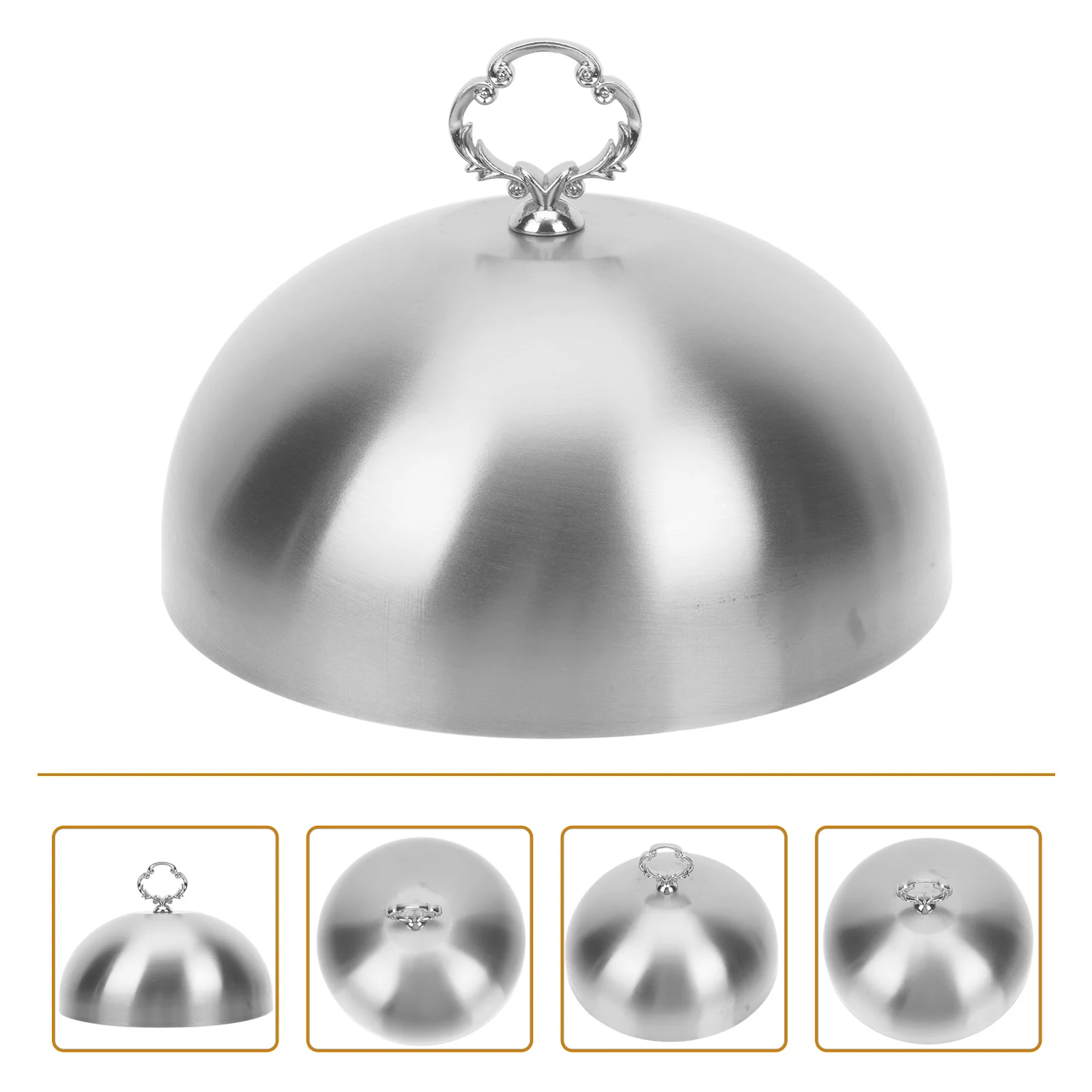 Round Steak Stainless Steel Cover Food Protecting Lid Household Mosquito-proof Meal Protective Dome
Round Steak Stainless Steel Cover Food Protecting Lid Household Mosquito-proof Meal Protective Dome