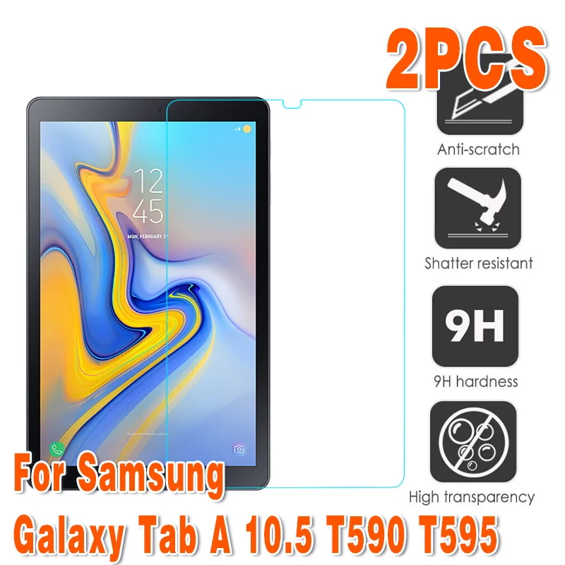 2 шт. для планшета Samsung Galaxy Tab A 10,5 дюйма T590 T595 0,3 мм Защитная пленка для экрана из закаленного стекла для планшетов
2 шт. для планшета Samsung Galaxy Tab A 10,5 дюйма T590 T595 0,3 мм Защитная пленка для экрана из закаленного стекла для планшетов