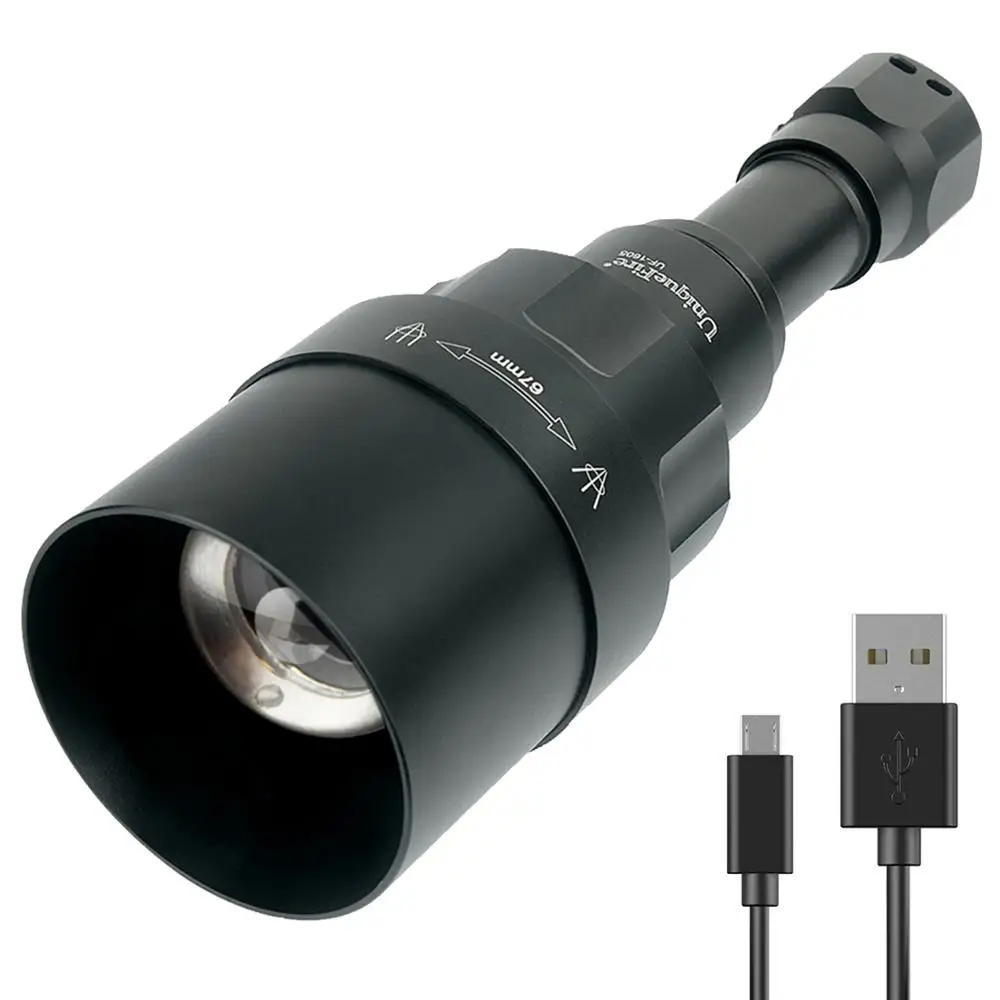 UniqueFire 1605 T67 4715AS IR 850NM Infrared Light 3 Mode Night Vision Flashlight 5 Watts USB Rechargeable For Hunting
UniqueFire 1605 T67 4715AS IR 850NM Infrared Light 3 Mode Night Vision Flashlight 5 Watts USB Rechargeable For Hunting
