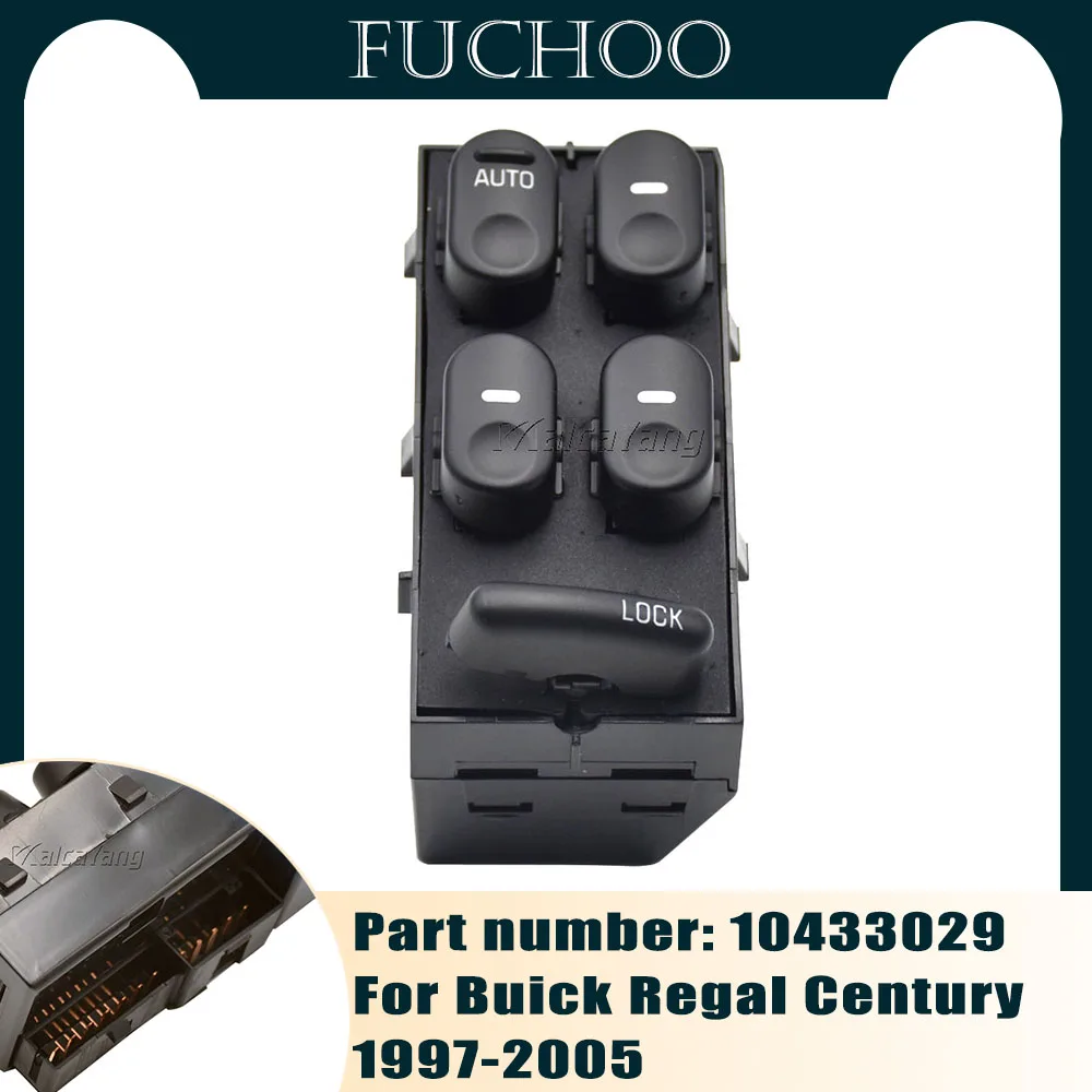 Auto Parts Automotive switch Electric Power Window Master Control Switch For Buick Regal Century 1997-2005 10433029
Auto Parts Automotive switch Electric Power Window Master Control Switch For Buick Regal Century 1997-2005 10433029