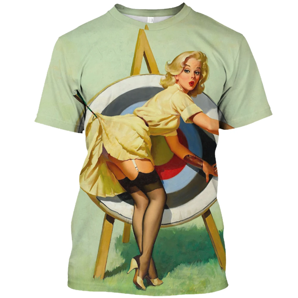 Sexy Spice Girl HD 3D Harajuku Print Summer Avant-Garde Fashion Trend Men's Street Casual Round Neck Short Sleeve T-shirt Tops
Sexy Spice Girl HD 3D Harajuku Print Summer Avant-Garde Fashion Trend Men's Street Casual Round Neck Short Sleeve T-shirt Tops