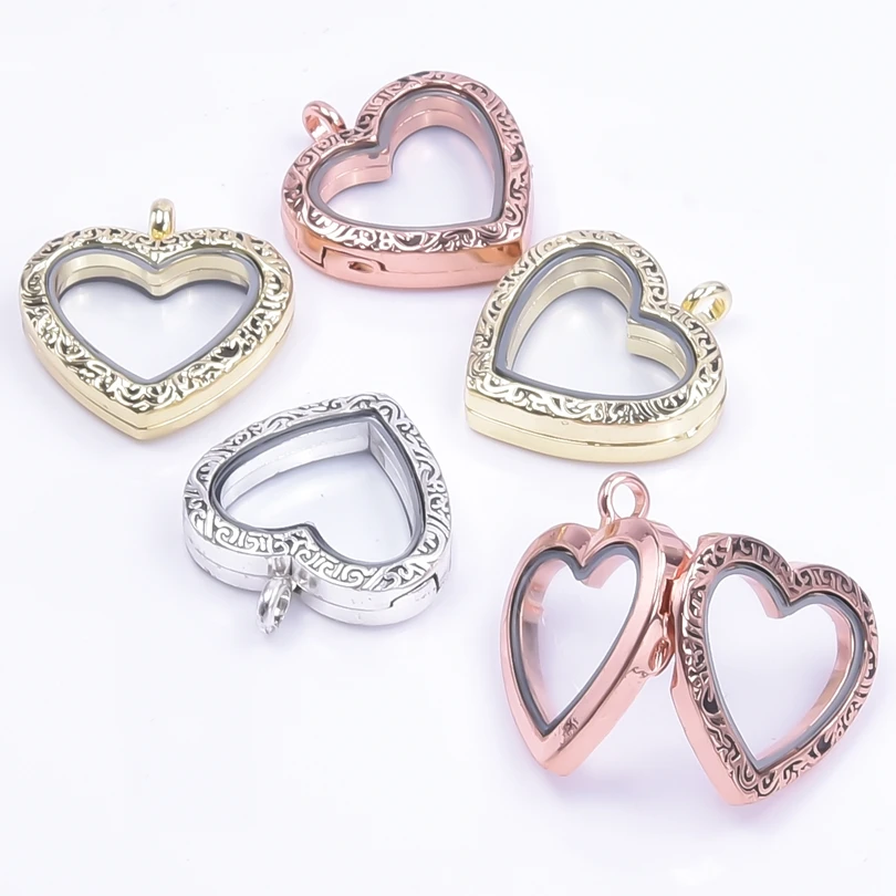 1pc Vintage Heart Relicario Photo Locket Pendant Floating Charms Alloy Glass Locket Pendant For Jewelry Making Handmade Craft
1pc Vintage Heart Relicario Photo Locket Pendant Floating Charms Alloy Glass Locket Pendant For Jewelry Making Handmade Craft