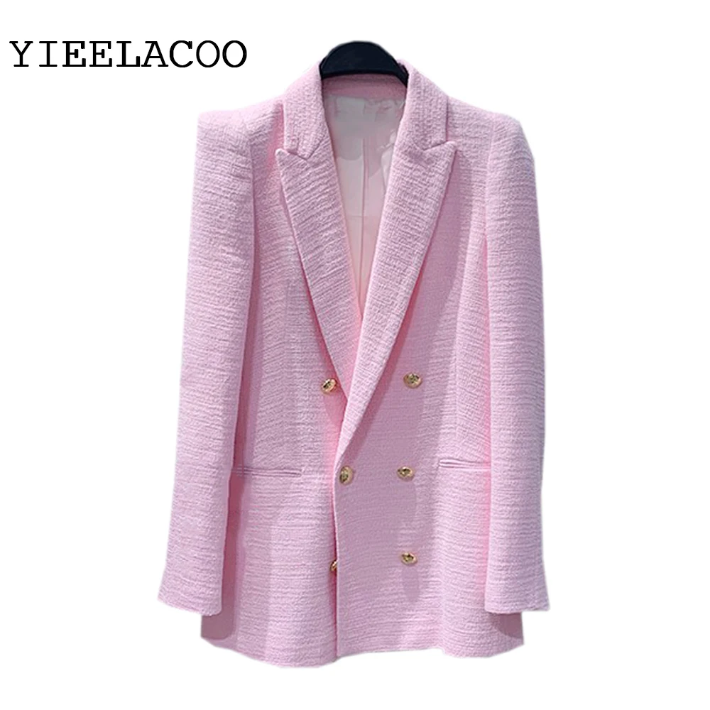 Pink Tweed Jacket Women one-piece spring / autumn women's coat jacket ladies small fragrant wind jacket
Pink Tweed Jacket Women one-piece spring / autumn women's coat jacket ladies small fragrant wind jacket