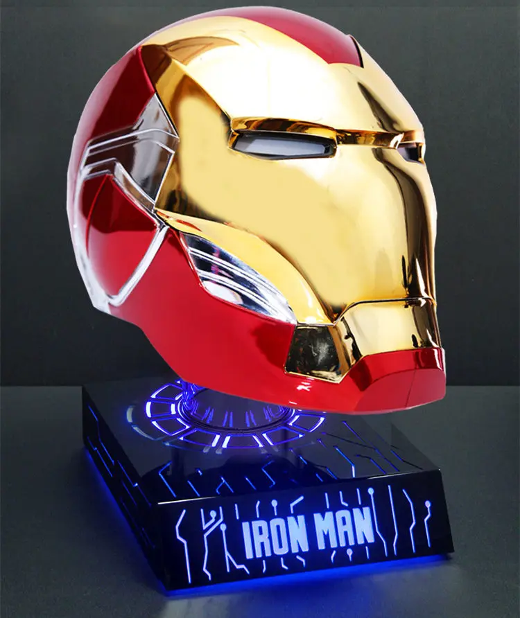 

1/1 Cosplay Marvel super hero Iron man MK85 mark 85 LED light Fully automatic Helmet Mask Figure Collectible Model adult Gift