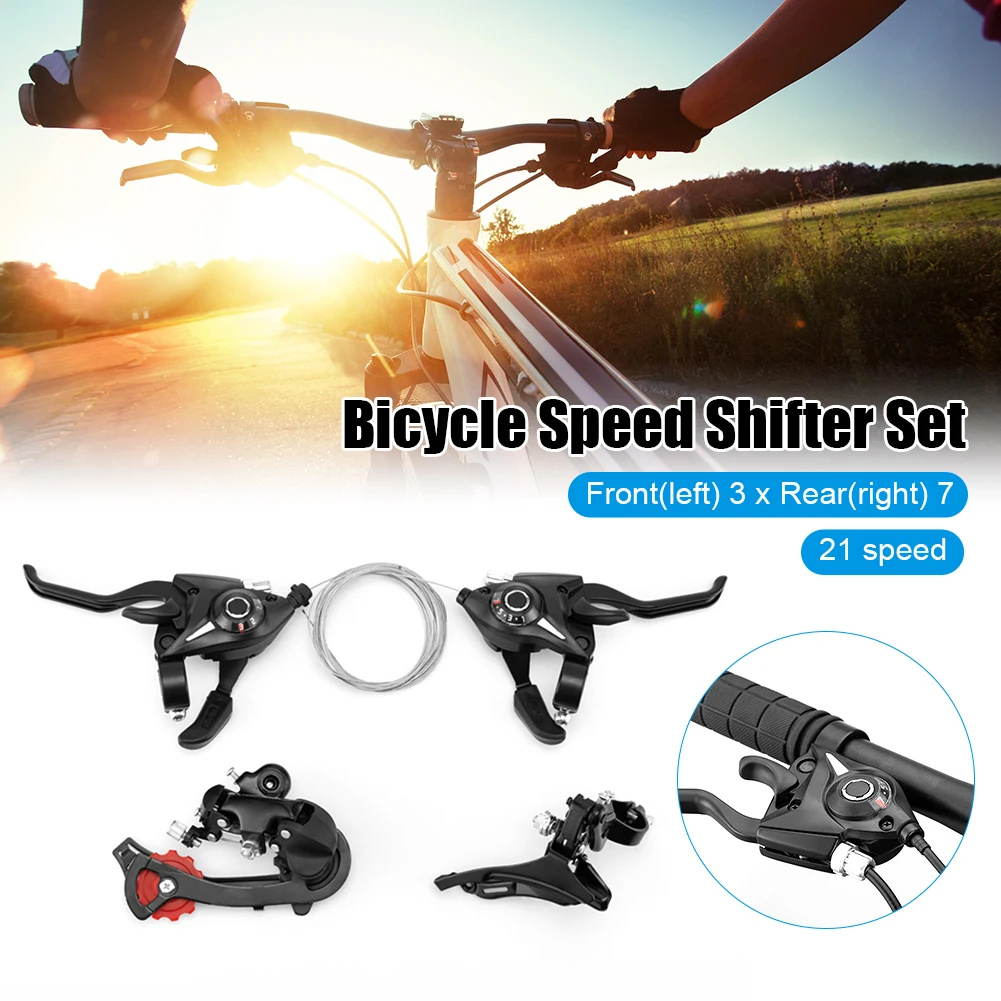 Bicycle Derailleur Set MTB Mountain Bike Derailleur Groupset Bike Speed Shifter Brake Lever Set Cycling Front Rear Derailleur
Bicycle Derailleur Set MTB Mountain Bike Derailleur Groupset Bike Speed Shifter Brake Lever Set Cycling Front Rear Derailleur