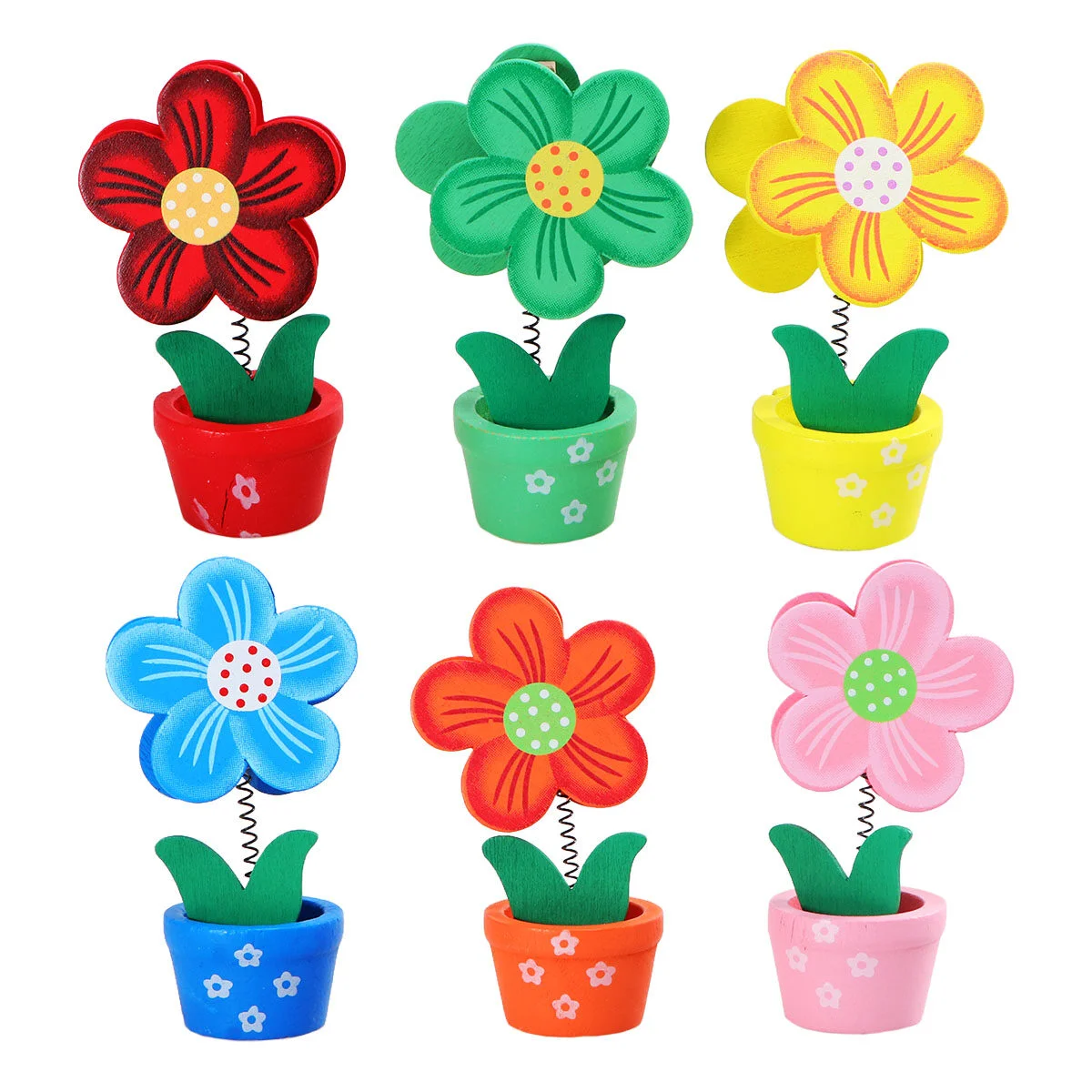 6pcs Creative Flower Pot Shape Photo Holder Decors Wooden Floral Shape Memo Holders Photo Clip for Home Table Party
6pcs Creative Flower Pot Shape Photo Holder Decors Wooden Floral Shape Memo Holders Photo Clip for Home Table Party